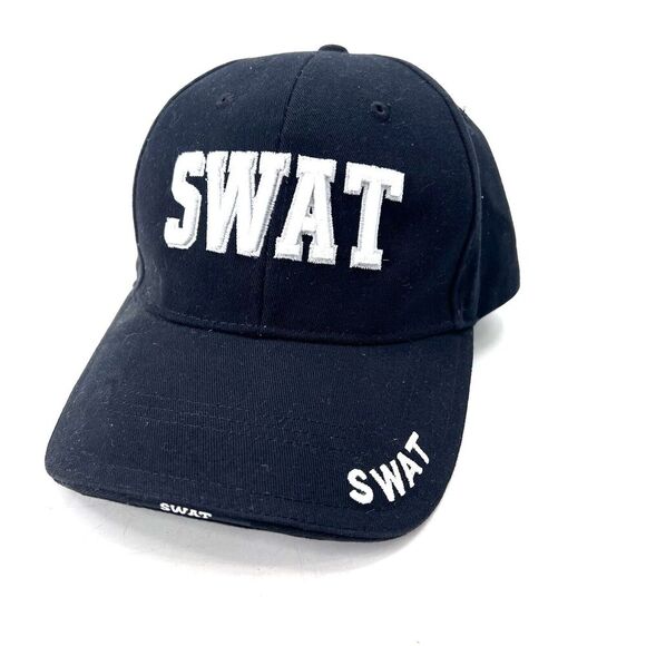 Rothco Other - SWAT Black Raised Embroidered Logo Baseball Cap Hat Adjustable